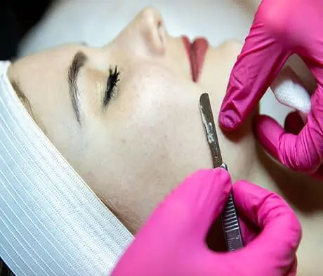 Dermaplane Manual Exfoliation with Steam cleanse and LED therapy